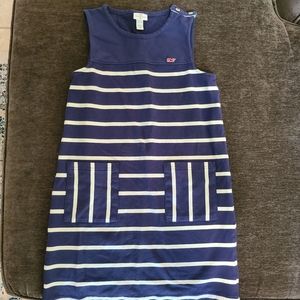 Vineyard Vines Dress. Blue & white strip. 10/14